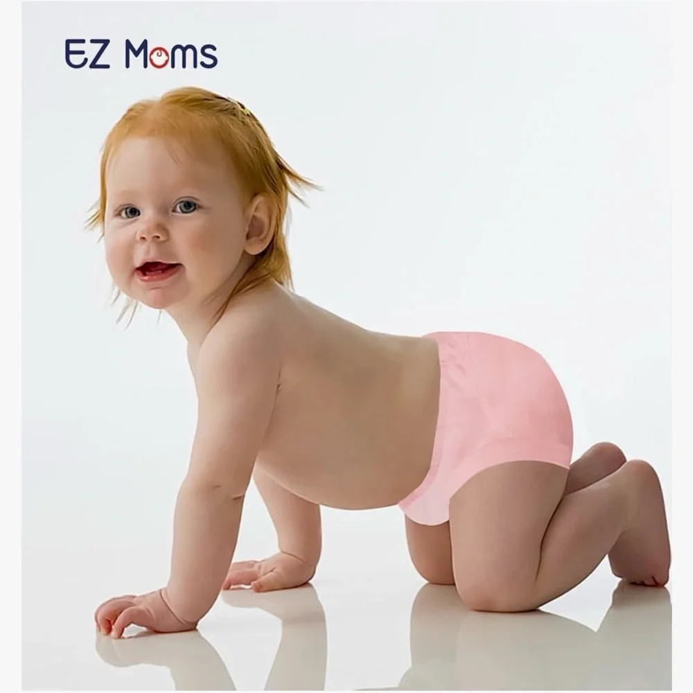 Soft Pink Diaper Cover for Babies